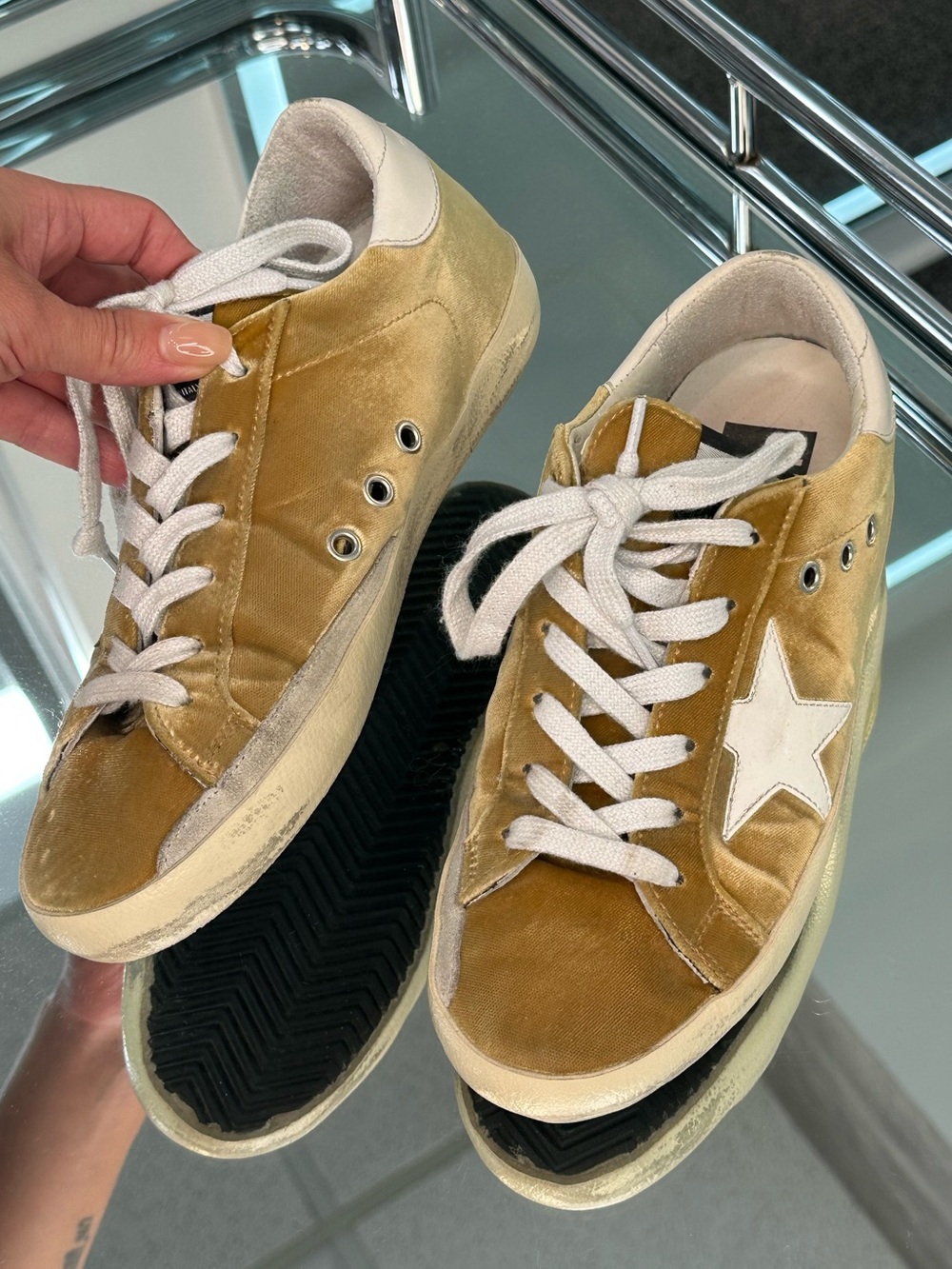 Golden Goose Superstar Sneakers velvet